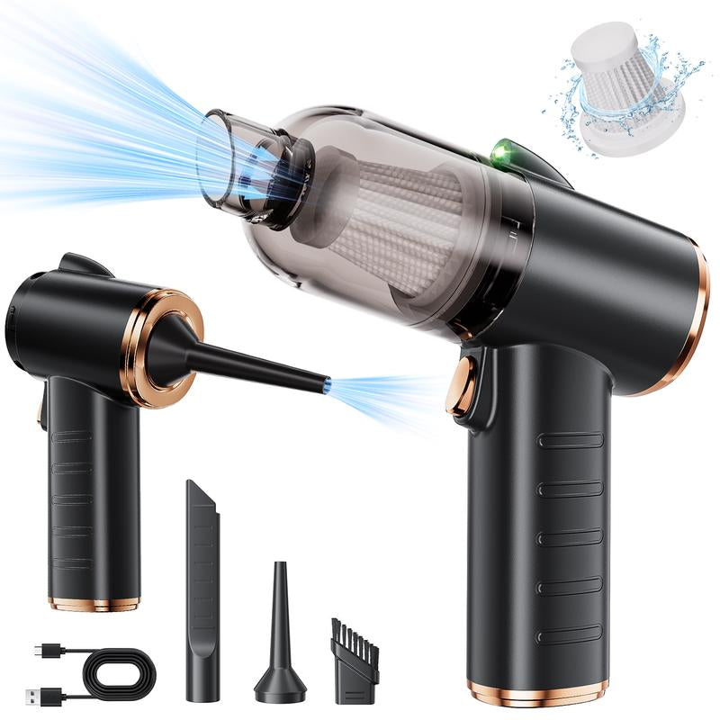 Car and Home 2-In-1 4500Pa Hurricane Suction Handheld Vacuum Cleaner