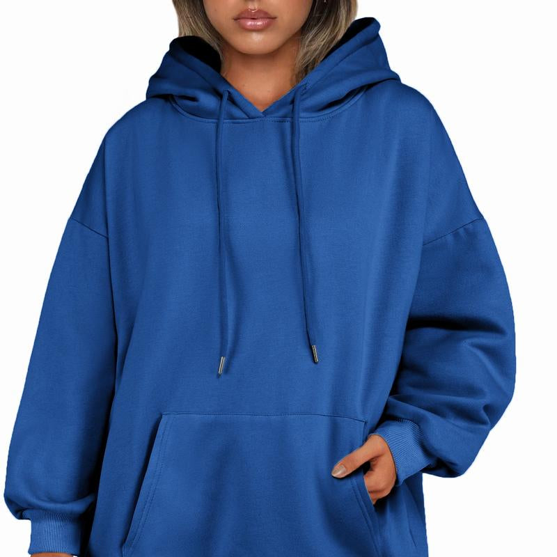 ZEAGOO Dealsforyoudays Women'S Oversize Hoodies Long Sleeve Fleece Tunic Sweatshirts Pullover Fall Winter Coat with Pockets Basic Casual