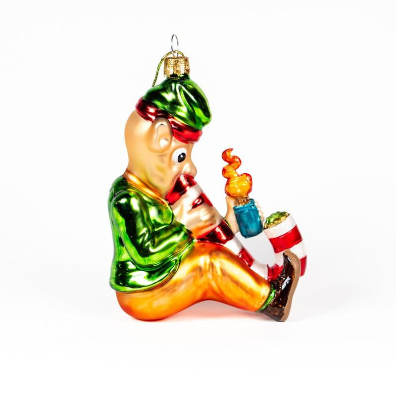Cheeky Ornaments - Handcrafted Glass Holiday Decorations, Funny & Bold, Lightweight, Perfect for Gag Gifts & Office Parties, 5-7 Inches, under 1 Pound, Unique Holiday Gift