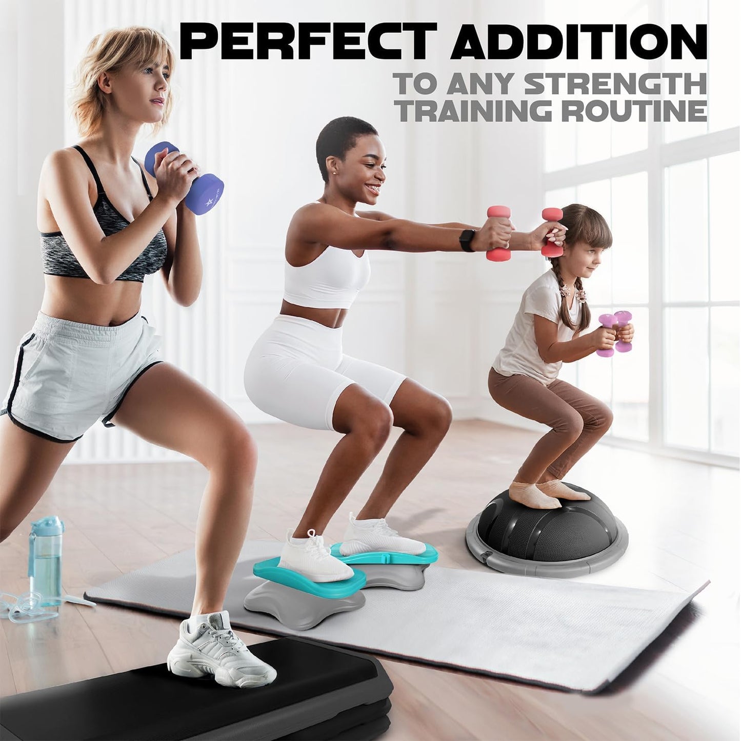 Neoprene Coated Dumbbell Hand Weight Sets of 2 - Multiple Weight Options with 15 Colors, Hexagon Shape, Anti-Roll, Anti-Slip