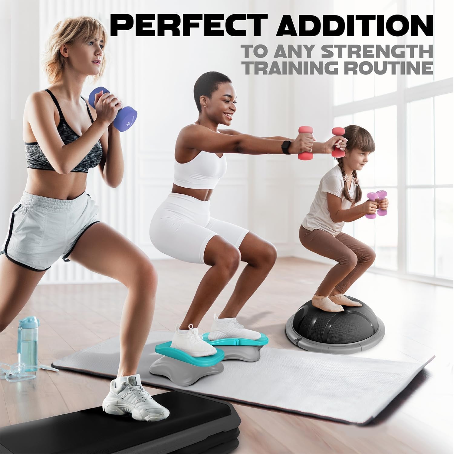 Neoprene Coated Dumbbell Hand Weight Sets of 2 - Multiple Weight Options with 15 Colors, Hexagon Shape, Anti-Roll, Anti-Slip