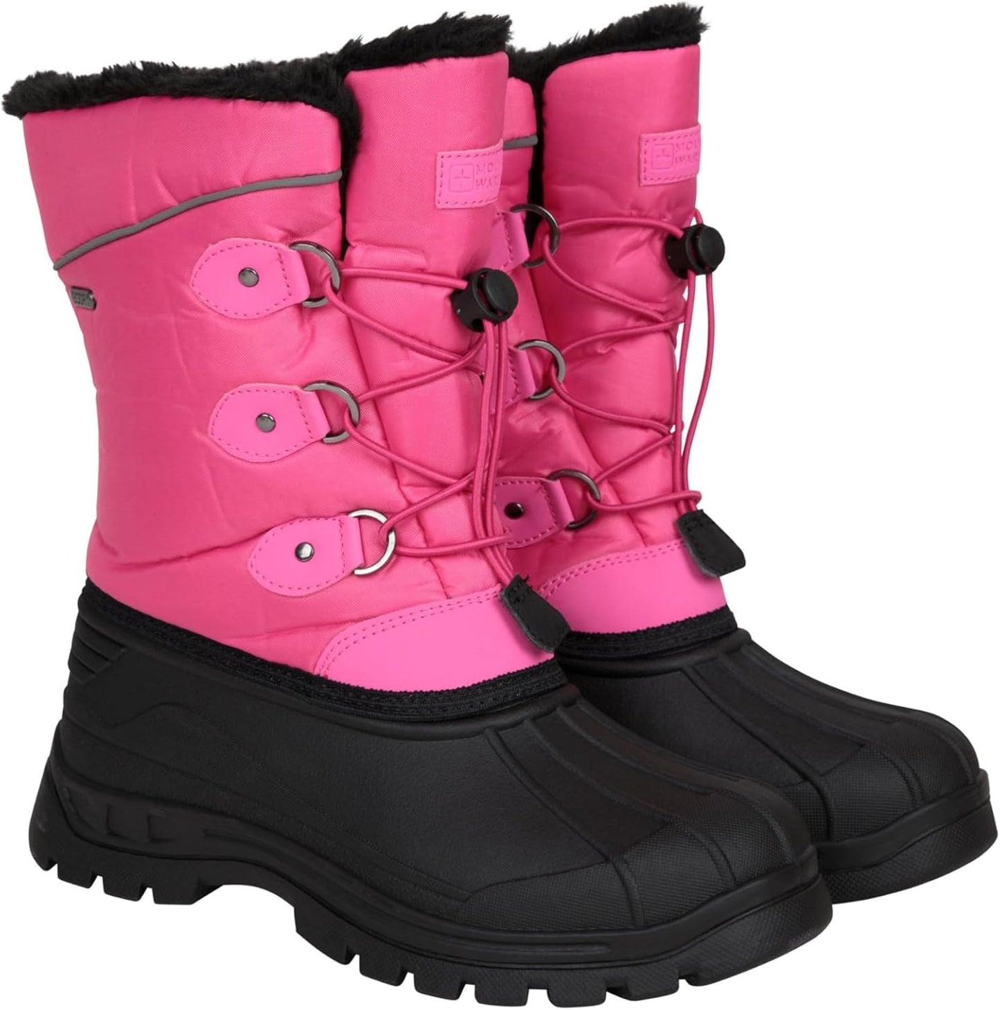 Kids Fleece Lined Snow Boots - Warm Winter Shoes