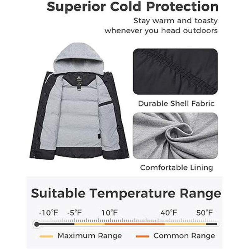 Women'S plus Size Windproof Puffer Vest Quilted Winter Vest Thicken Jacket with Detachable Hood Womenswear Tops Comfort Hoodie Lady Underwear Lady Fall Coat Winter Coat Outerwear Basic