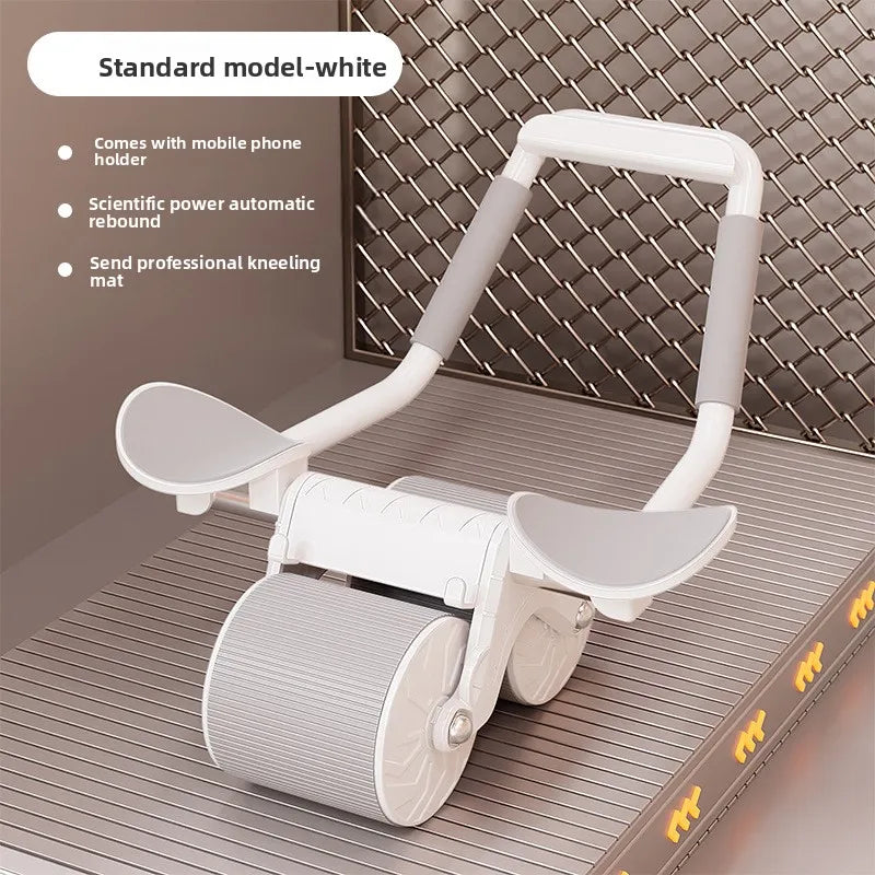 Automatic Rebound Steel Elbow Support New Fitness Equipment for Slim Belly Abdominal Curling Training with for Ab Roller Wheels