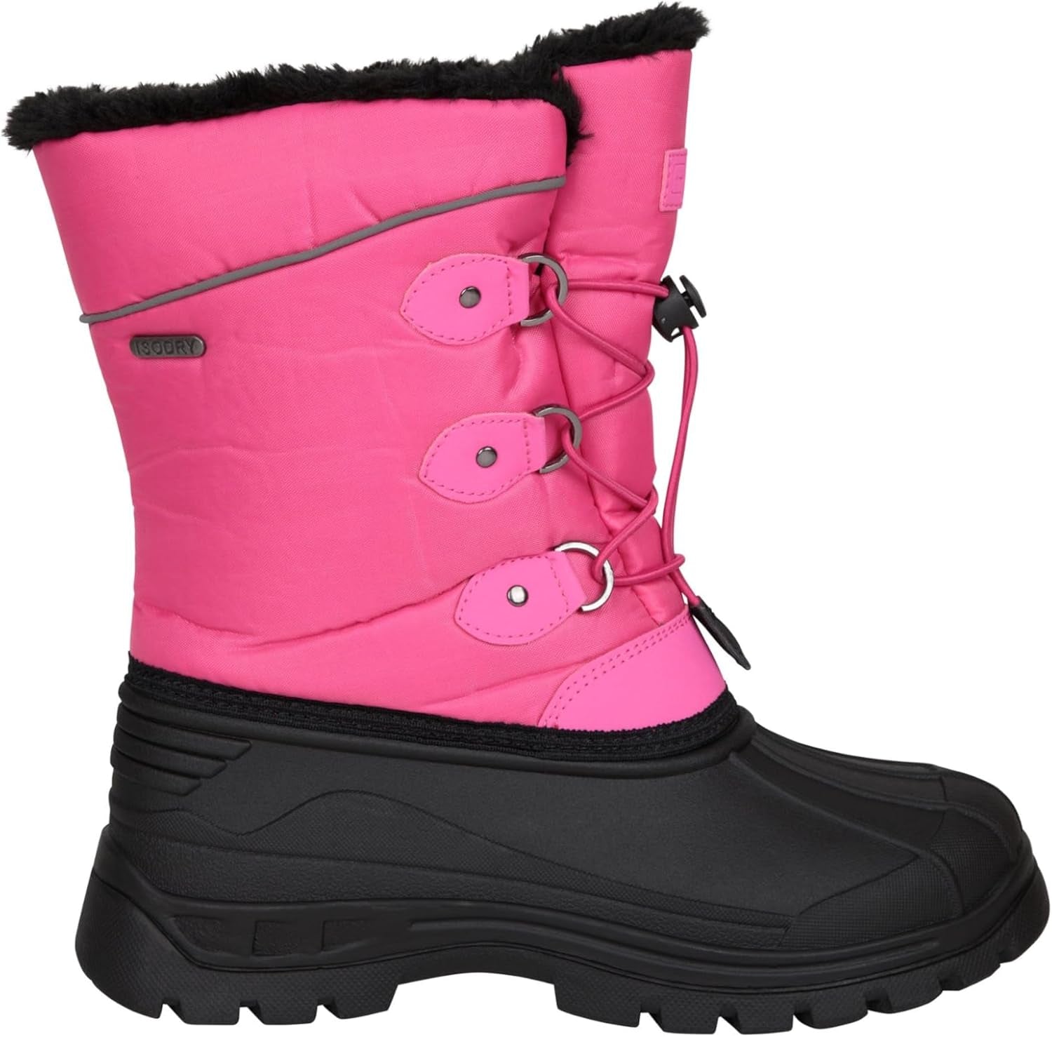 Kids Fleece Lined Snow Boots - Warm Winter Shoes
