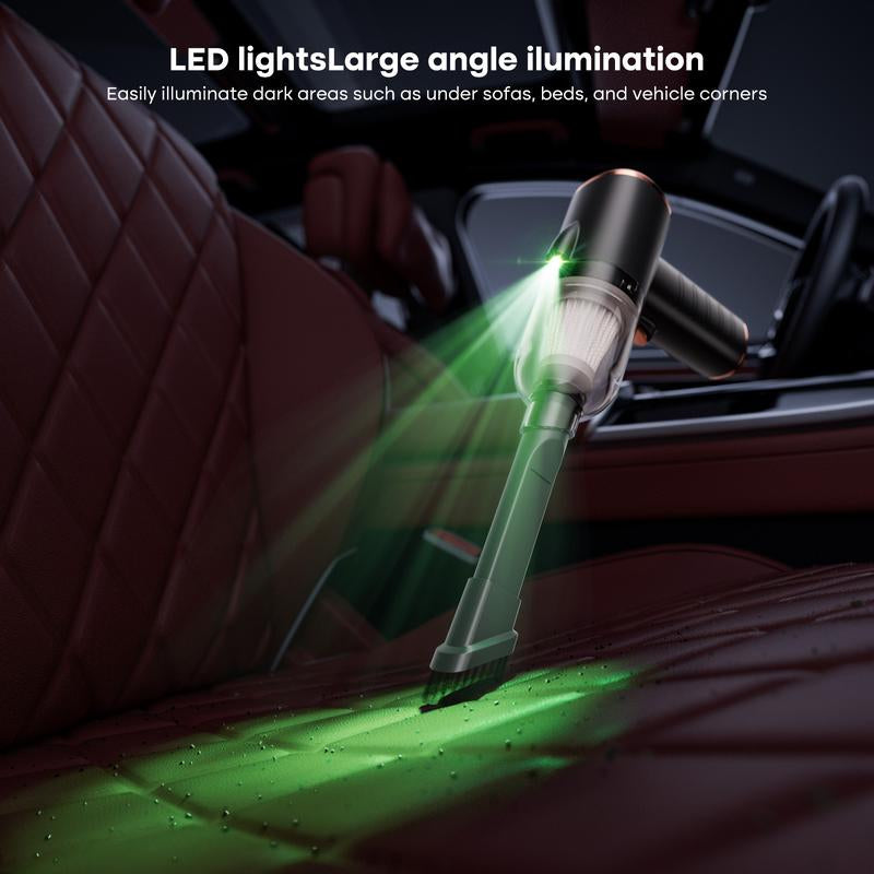 Car and Home 2-In-1 4500Pa Hurricane Suction Handheld Vacuum Cleaner