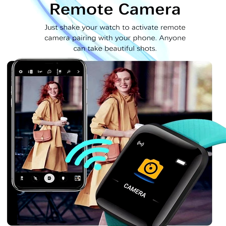 Smartwatch Men Women Wristwatches Smart Watch Message Fitness Monitor Bracelet Birthday Gift Electronic Clock for Android IOS