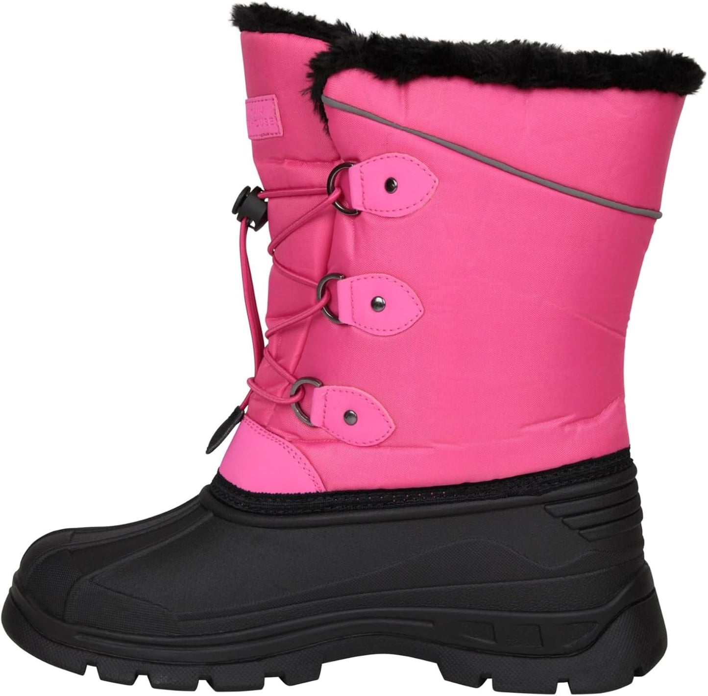 Kids Fleece Lined Snow Boots - Warm Winter Shoes