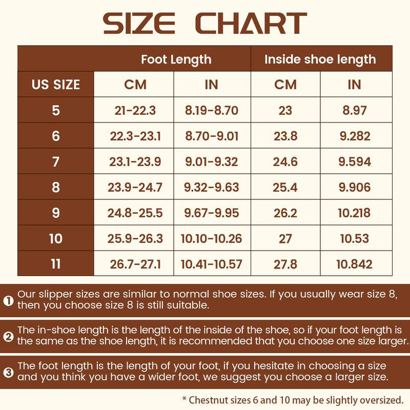 Fuzzy Platform Slippers for Women - Women'S Casual Winter House Slippers - Brown, Faux Fur & Shearling Blend - Women'S Size